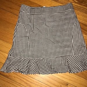 Checkered skirt